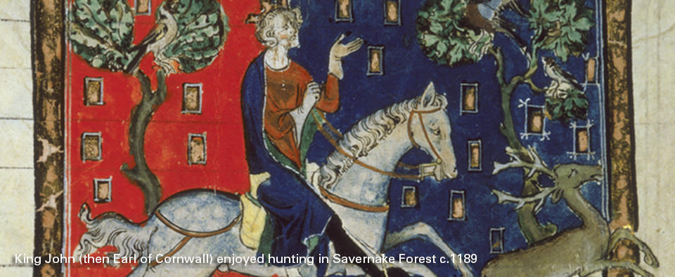 King John enjoyed hunting in nearby Savernake Forest